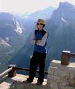 Maciej at Glacier Point.